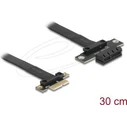 Delock 81297 PCI Express x1 Riser Card Cable 30 cm (Male x1 to x1 slot)