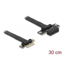 Delock 81297 PCI Express x1 Riser Card Cable 30 cm (Male x1 to x1 slot)