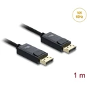 DeLOCK 81671 Καλώδιο DisplayPort male - DisplayPort male 1m Μαύρο