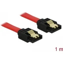 DeLock SATA III 7-Pin to 7-Pin Cable 1m Red