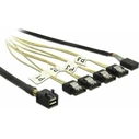 Delock Mini SAS HD (SFF-8643) σε 4× SATA 7-pin καλώδιο, 1 m