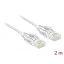 Delock Network Cable U UTP Cat 6 2m White