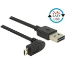 DELOCK USB καλώδιο A -> Micro-B 3.0 m 90° (St/St)