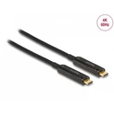 Delock Ενεργό Οπτικό Καλώδιο USB-C™ Βίντεο 4K 60Hz 15 m
