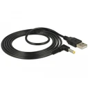 DELOCK USB-A to DC 4.0 x 1.7 mm Power Cable (90°), 1.5 m