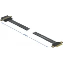 Riser κάρτα PCIe x4 σε x4 με εύκαμπτο καλώδιο 30 cm - Delock 85768