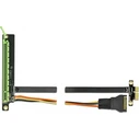Riser κάρτα PCIe x4 σε x4 με εύκαμπτο καλώδιο 30 cm - Delock 85768