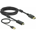 Καλώδιο HDMI σε DisplayPort 4K 30Hz 5 m - DeLOCK