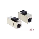 Keystone RJ45 υποδοχή > RJ45 υποδοχή Cat.6, compact, 25 τεμάχια