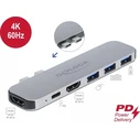 Dockingstation για MacBook με Dual HDMI 4K, PD 60W, Hub - Delock (DELOCK-87753)