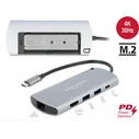 Delock USB Type-C™ Docking Station with M.2 Slot - 4K HDMI / USB / LAN / PD 3.0