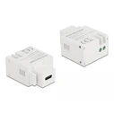 Delock Keystone Modul με θύρα φόρτισης USB Type-C 2,1 A λευκό