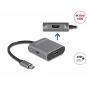 Delock USB Type-C Adapter (DP Alt Mode) σε 2 x HDMI 4K60Hz MST με PD, μοντέλο 87805