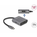 Delock USB Type-C Splitter DP Alt Mode σε 1 x HDMI + 1 x DisplayPort (MST) με USB Type-C PD, μοντέλο 87867
