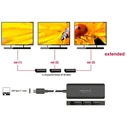 Διαχωριστής USB Type-C (DP Alt Mode) σε 3 x DisplayPort MST 4K 60Hz - Delock 88041