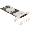 PCI Express x4 Network Card Gigabit LAN 4 x SFP i350 - DeLOCK