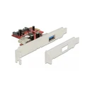 Κάρτα PCI Express x1 σε 1x εξωτερικό + 1x εσωτερικό SuperSpeed USB 5 Gbps - Delock 89273