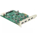 Delock Κάρτα PCI Express 4-Θυρών USB 3.0 (Μοντέλο 89325)