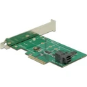Κάρτα PCI Express x4 με 1 x εσωτερικό NVMe M.2 PCIe και 1 x εσωτερικό SFF-8643 NVMe - Low Profile (Delock 89517)