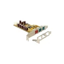 Delock USB αντάπτορας PCIe 1.1 - PoweredUSB 2.0 (12 V) x2 + PoweredUSB 2.0 (24 V) x1
