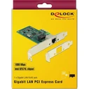 Delock PCI Express x1 Gigabit Ethernet Network Card 1 x RJ45 (Intel i82574) - MPN 89943