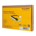 Delock Riser Κάρτα PCI Express x1 σε 1 x PCI 32-bit 5V (Asmedia, MPN 90062)