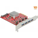Delock PCI Express Card - 4 x USB 3.2 (PCIe 3.0) - MPN 90481