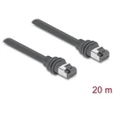 Delock RJ45 Patchkabel Cat.6 συμβατό με Starlink Gen3 - 20 m γκρι
