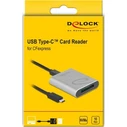 Delock Card Reader USB Type-C σε αλουμινένιο περίβλημα για CFexpress (MPN 91751)