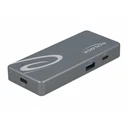 Delock USB Type-C™ Αναγνώστης καρτών για CFast και SD κάρτες μνήμης + USB Hub με θύρα Type-A και USB Type-C™ (Model 91754)