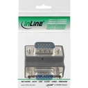 Mercodan InLine Μετατροπέας VGA 90° Male σε VGA Female (D-Sub 15) - Μαύρο