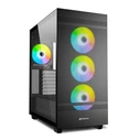Sharkoon Rebel C60 RGB Gaming Midi Tower PC Case Black Side Window