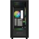 Sharkoon Rebel C60 RGB Gaming Midi Tower PC Case Black Side Window