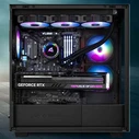 Sharkoon Rebel C60 RGB Gaming Midi Tower PC Case Black Side Window