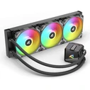 Sharkoon S60 ARGB 360mm AIO CPU Liquid Cooler with 3x 120mm Fans