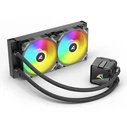 Sharkoon S50 Υδρόψυξη AIO CPU με 2 Ανεμιστήρες 120mm και ARGB Φωτισμό