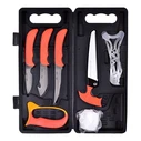 Outdoor Edge Wild-Pak Knife Kit Orange 8pc 02OE005