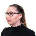 Porsche Design Women's Acetate Eyeglass Frame Black P8247-A