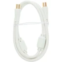 Hama Ομοαξονικό Καλώδιο Κεραίας Τηλεόρασης 00205245 Λευκό 75 cm