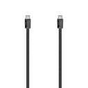 HAMA Flat USB 3.2 Cable USB-C male - USB-C 100W Μαύρο 1.5m 00200649