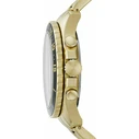Fossil FB-03 Men's 46mm Quartz Analog Watch FS5727 – Gold Stainless Steel Bracelet, Black Dial