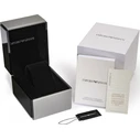 Emporio Armani Men's Watch AR5857 (41 mm) Chronograph Gold Stainless Steel Black Dial