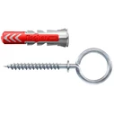 Fischer Βύσμα Duopower με Κρίκο 8x40 Ούπα Πλαστικό 8x40mm 4τμχ 535006