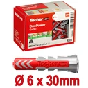 Fischer Duopower Βύσμα Πλαστικό Ø6x30mm 100 τεμ.