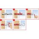 Fischer Duotec 10 Ούπα Πλαστικό M10 10x50mm - 50 τμχ