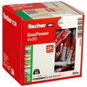 Fischer Ούπα Πλαστικό Duopower 6x50mm - 100 τεμ.