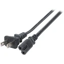 Καλώδιο τροφοδοσίας IEC C7 - 1.8m Μαύρο EFB
