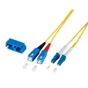 EFB Duplex Patch Cable LC-SC OS2 (G.652D) 9/125µm 25m LSZH 2mm Yellow (O0360.25)