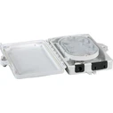 EFB FTTH IP65 outdoor fiber termination box for 4 fibers (2 couplings) - FTTH-BOX-OUT-4