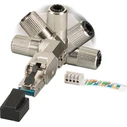EFB ACCS Toolless RJ45 STP Cat.6a Αυτοτερματιζόμενο Premium